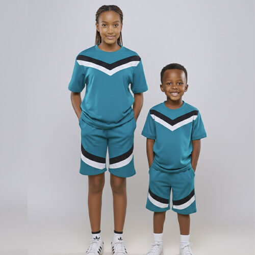 Krump Ug Kids 2 pack Plez T-shirt-shorts(torquise)