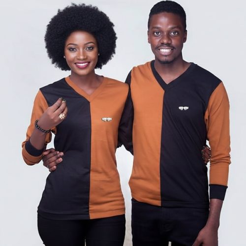 Krump Ug Dc long sleeve T-shirts( Goldbrown/ Black)