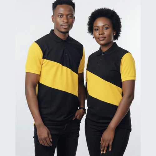 Krump Ug Wave Polo T-shirts( Black/Yellow)