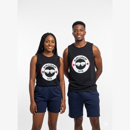 Krump Ug Couple unisex Tank Top/shorts (Navy blue)