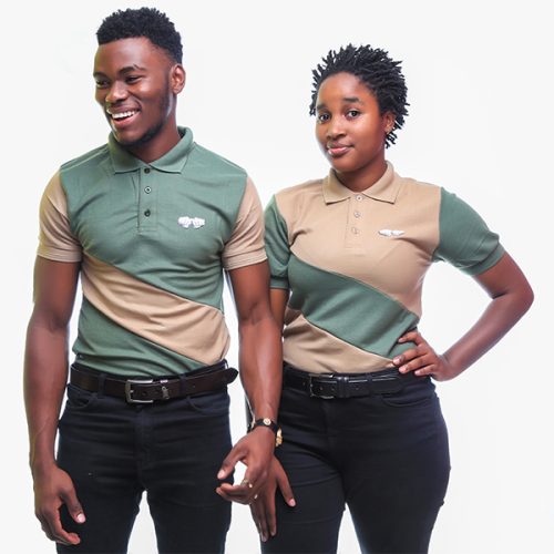 Krump Ug Wave Polo T-shirts( army green/beige)