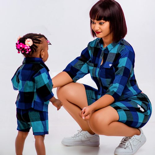 Krump Ug Mother-Daughter shirt top/shorts
