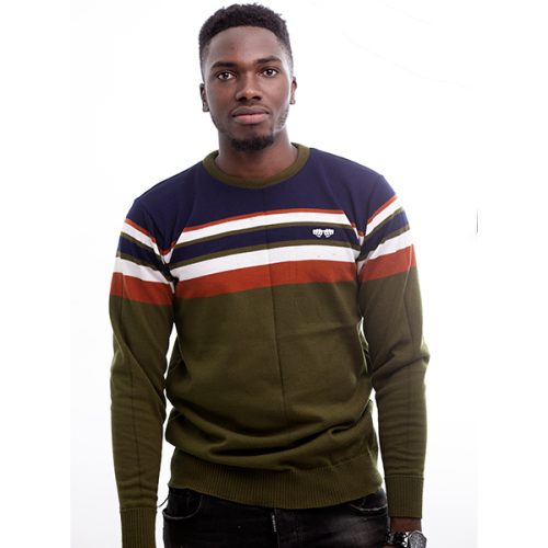 Krump Ug F3 Men's Round neck sweater( army green)