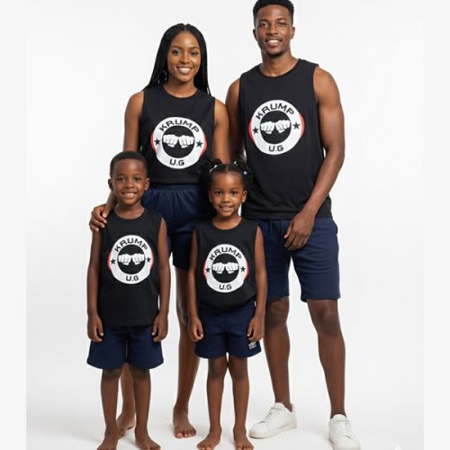 Krump Ug Unisex Tank Top/Matching shorts Family pack(Navy blue))