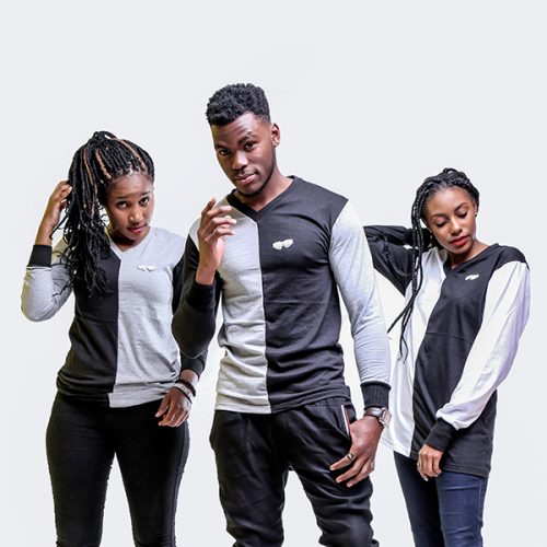 Krump Ug 3 pack Dc long sleeves V-neck(Grey-Black)