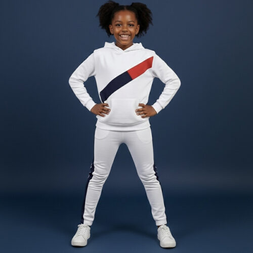 Krump Ug wenzi Kids unisex Tracksuit(white)