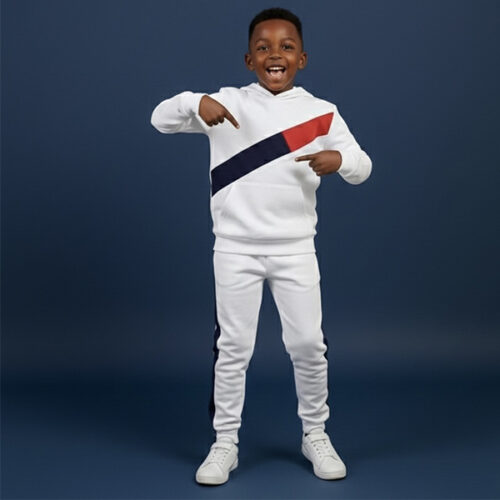 Krump Ug wenzi Kids unisex Tracksuit(white)